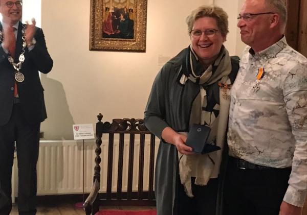 Lintjesregen 2021 - deheer en mevrouw de Bruin