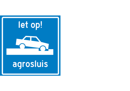 onverharde wegen - landbouwsluis