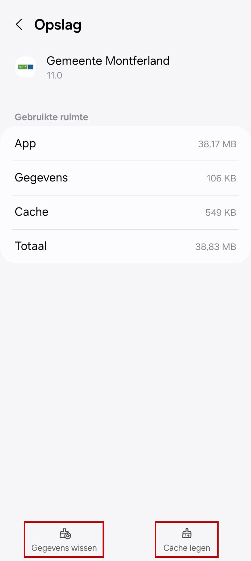 cache en gegevens app gemeente Montferland