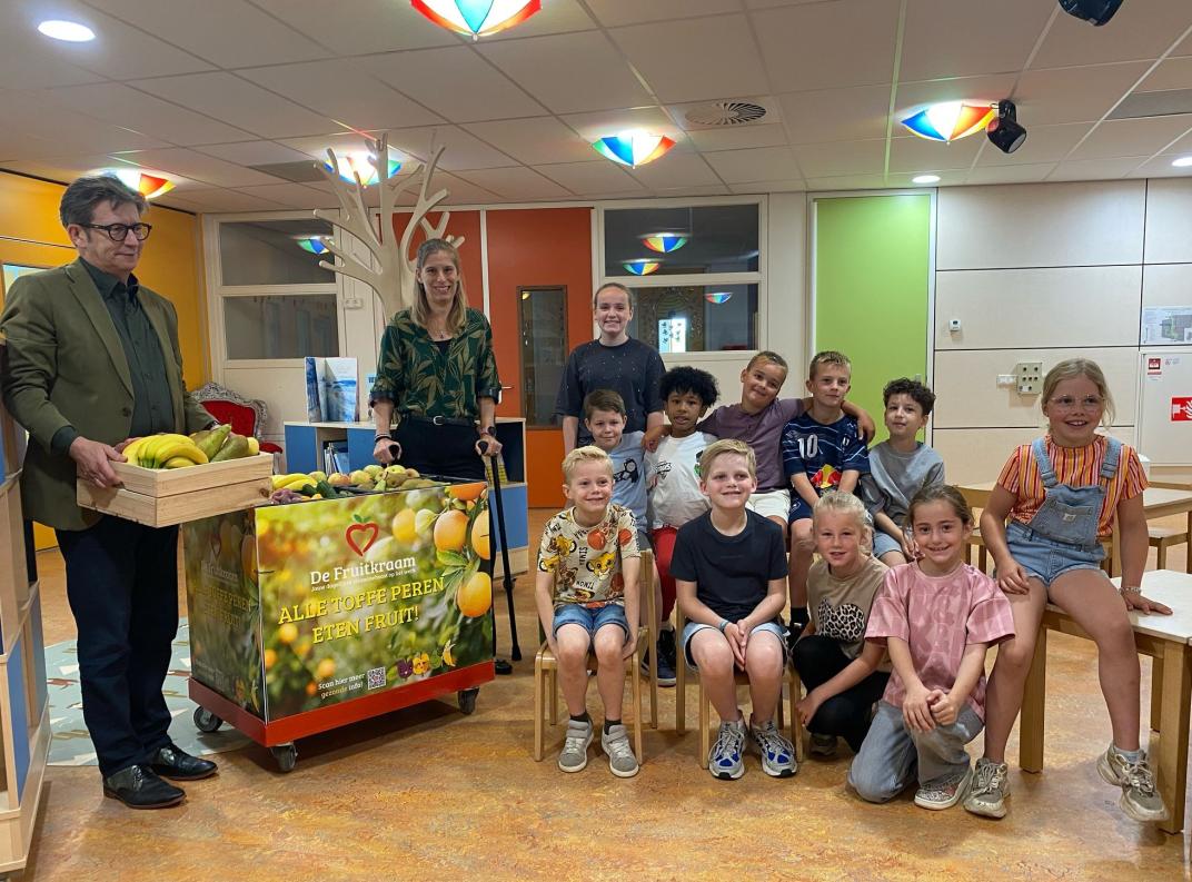 Feestelijke start initiatief schoolfruit in Montferland