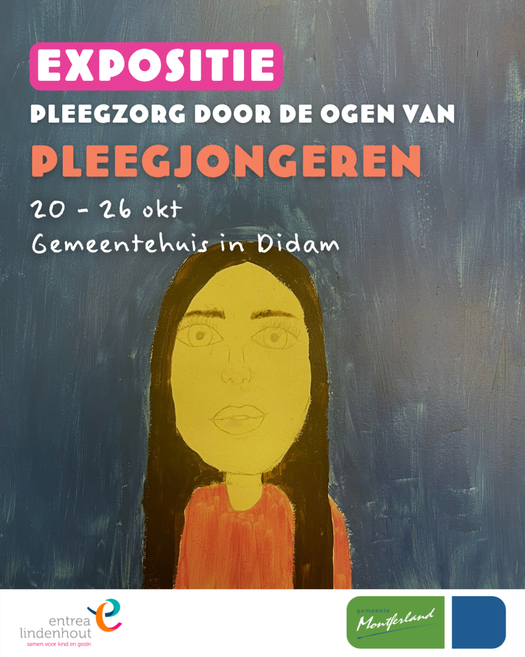kunst door een pleegkind, tentoonstelling
