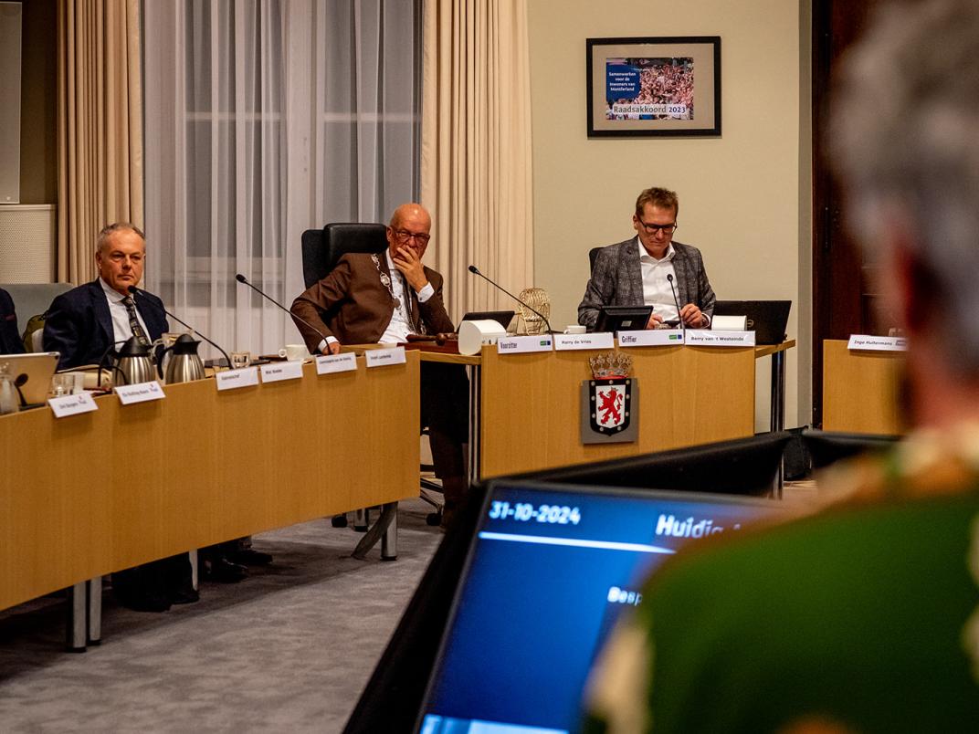 Foto's Raadsvergadering 31 oktober