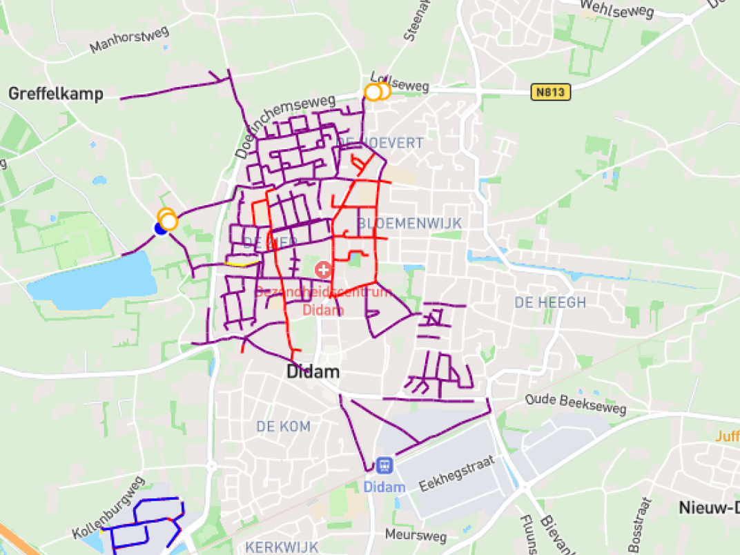 Kaartje Betonrioolinspecties Montferland 2