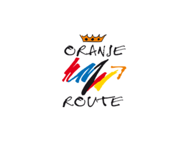 Oranjefietsroute Apeldoorn-Moers logo